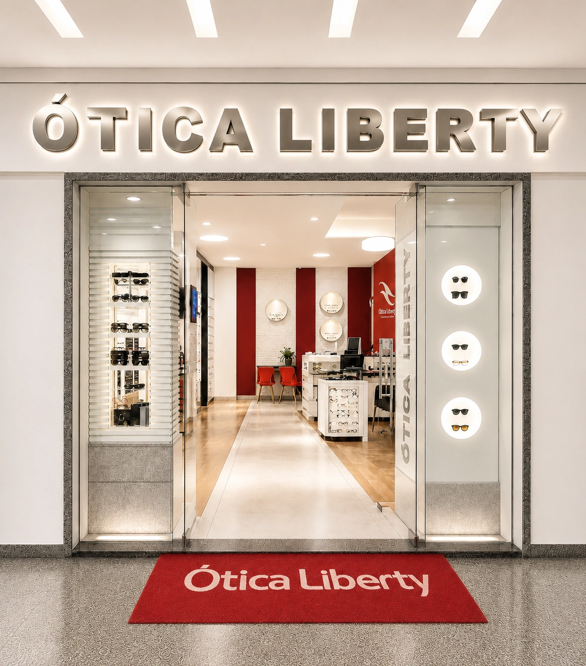 Fachada Ótica Liberty